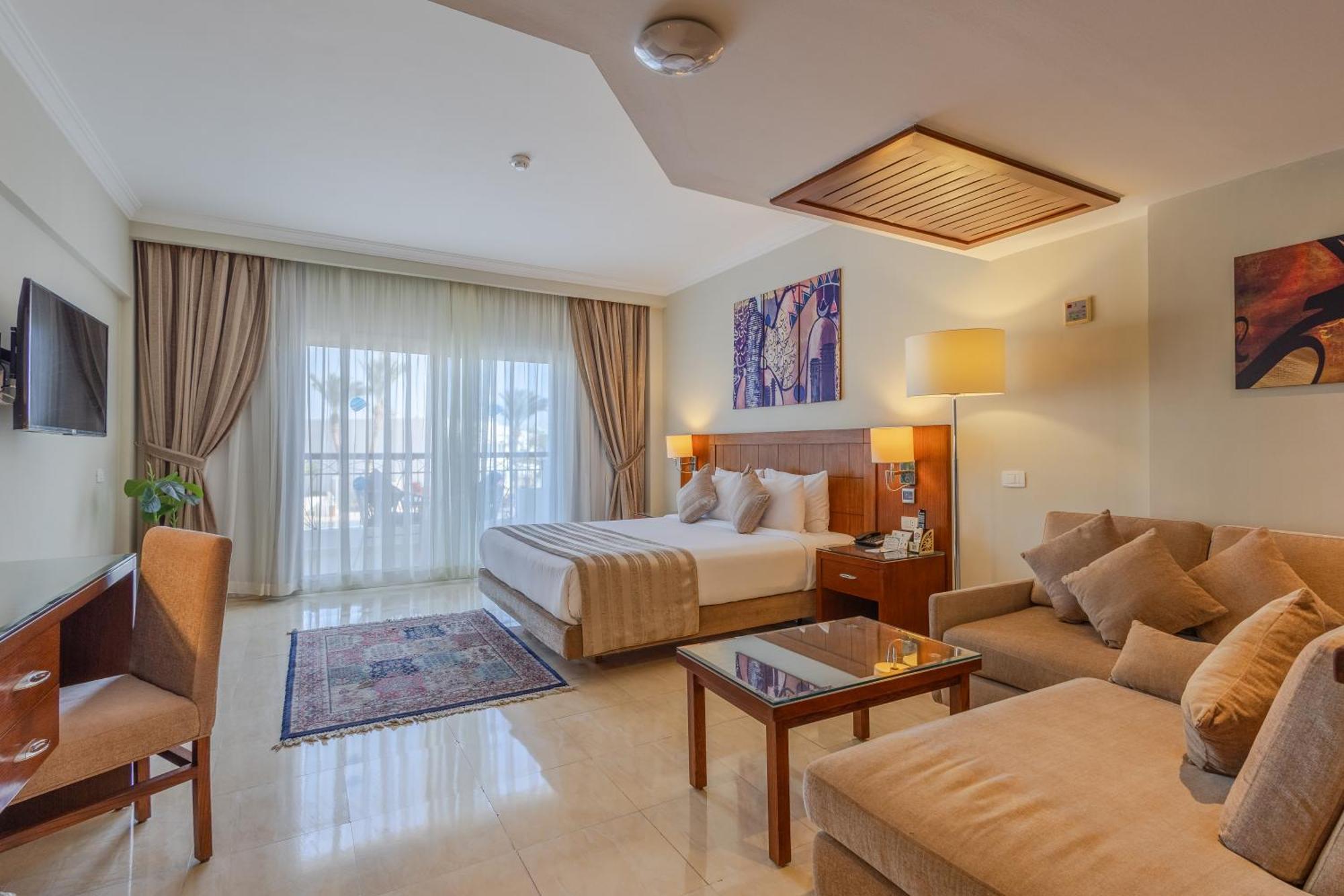 Sultan Gardens Resort Sharm El Sheikh Kültér fotó A room at the hotel