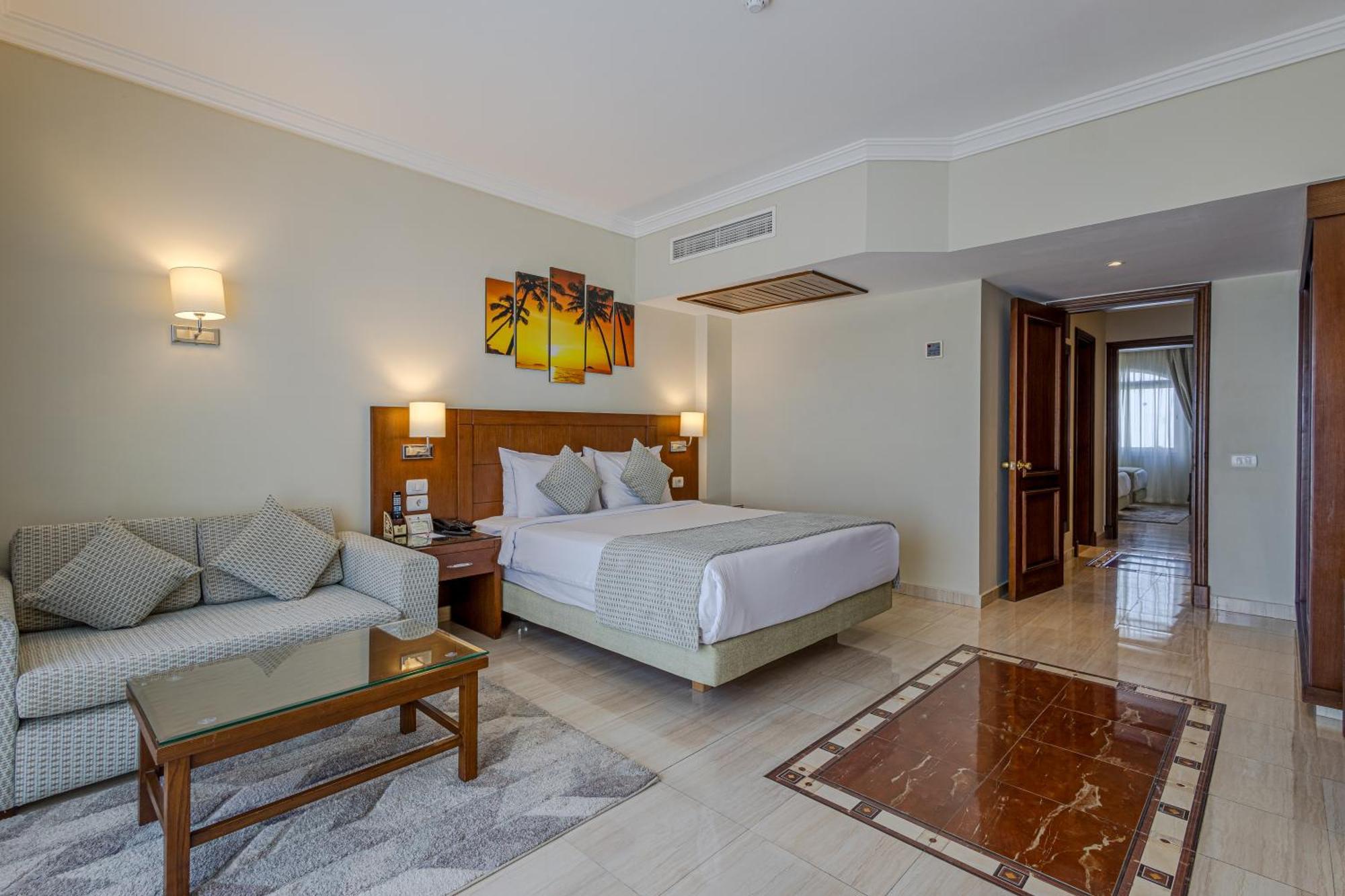 Sultan Gardens Resort Sharm El Sheikh Kültér fotó A bedroom at the hotel